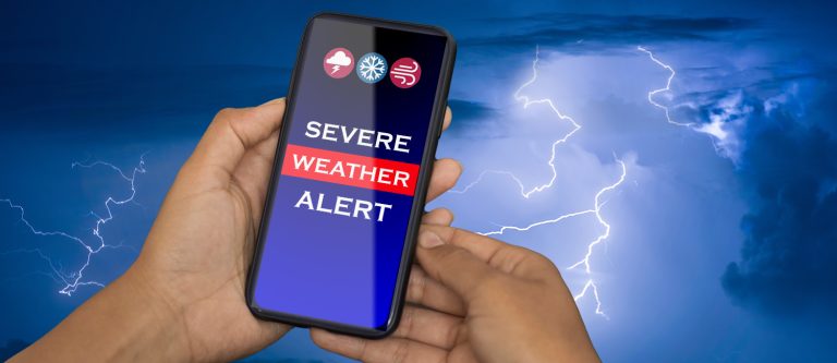 Applications to receive storm alerts